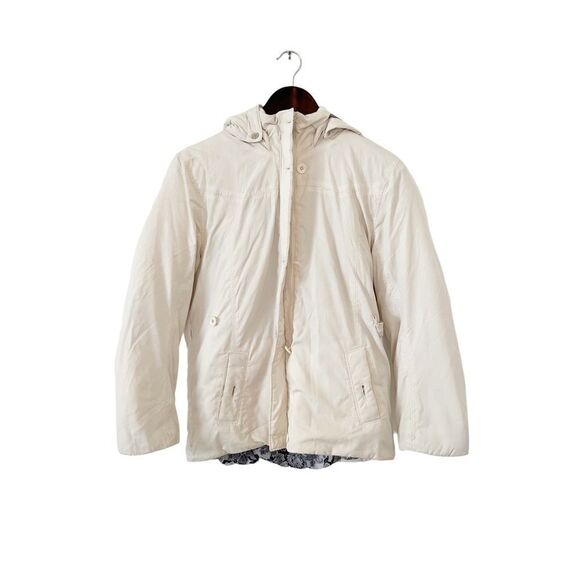 Levi’s Ivory Hooded Ski Snow Winter Jacket - Picture 1 of 11